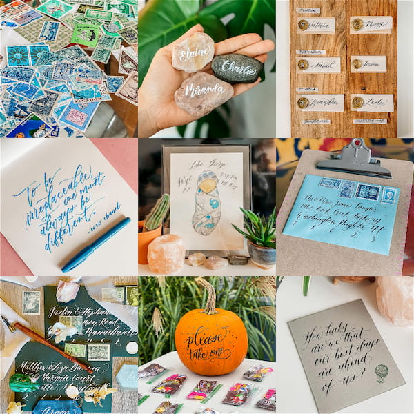 Lettering Instagram Account -- best 9